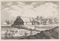 KG 02021
<br/>
Bleekveld bij de duinen (serie landschappen bij Haarlem)
<br/>
<em>Visscher, Claes Jansz. (1586/87-1652)</em>
